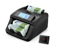 Banconote STANEW, Modalità di conteggio per lotti e tagli, Contabanconote professionale Euro,UV/MG/IR, Velocità >1000pcs/min, EUR/USD/GBP,Contabanconote portatile con display