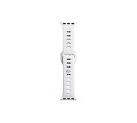 BAND 3MK Correa de Silicona Apple Watch 3MK 38/40/41mm Blanco Bianco, Silicone, Acciaio inox