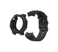 BAND INF Cinturino e Custodia in Silicone per Amazfit T-Rex 3 Pro Black Nero,
