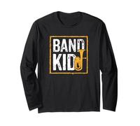 Band Kid per Giovane Musicista di Corno Baritono Maglia a Manica