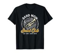 Band Mom Social Marching Band Parent Booster Maglietta