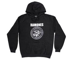 Band Monkey Ramones - Felpa unisex con cappuccio presidenziale, colore: Nero