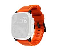 Nomad Rugged - Cinturino Sportivo per Apple Watch 42mm / 44mm / 45mm / 49mm - Arancia / Nero - NM01217985