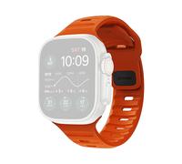 Nomad Sport Cinturino compatibile con Apple Watch Strap Serie 7, 6, SE e tutti i modelli precedenti, Cinturino impermeabile,49/45/44/42 mm,Ultra Arancione, 49/45/44/42mm, Gomma fluoroelastomero FKM