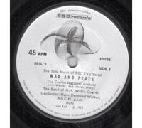 BAND OF HM WELSH GUARDS - WAR AND PEACE 7 INCH (7" VINYL 45) UK BBC 1972