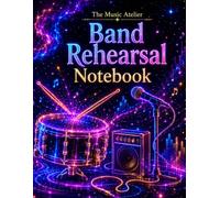 Band Rehearsal Notebook: Neon Starlight Edition - setlist planner, session notes and gig preparation log for bands and musicians