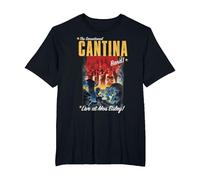 Banda Cantina di Star Wars Maglietta, Uomo Taglie Grandi, Nero, 5X Tall