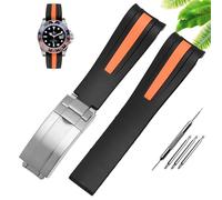 Banda di guardia in silicone in gomma impermeabile adatto agli accessori per orologi pieghevole da 20 mm 22 mm da 20 mm