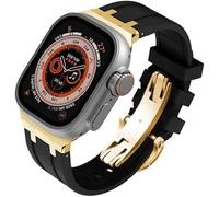 Banda di orologi a fluorobber , compatibile con Apple Watch 41mm 41mm 44mm 45mm Ultra 49mm Accessori di sostituzione Series , Uomini Kit di modifica della cinghia delle donne da donna