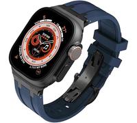 Banda di orologi a fluorobber , compatibile con Apple Watch 41mm 41mm 44mm 45mm Ultra 49mm Accessori di sostituzione Series , Uomini Kit di modifica della cinghia delle donne da donna