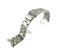 Banda di Orologi in Acciaio Inossidabile 20 mm da Cinturino da Cinturino da 22 mm Fit per Cintura da Polso a Doppio Blocco a Doppia Serratura a Doppio Blocco