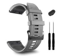 Banda di orologio da 26 mm ， per adatto per Garmin Fenix 7x Pro Epix Pro 51mm Fenix 6x Watch Strap Fenix 5x Plus Silicone Fenix 6x Pro Descent Mk2i Mk3i 51mm Smartwatch Wristband