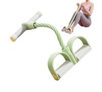 Banda di Resistenza con Pedale - Strap a 6 Tubi per Trazioni | Attrezzo per Allenamento della e Fisioterapia | Per attività di fitness, pilates, palestra domestica e ufficio