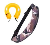 Banda di salvataggio della galleggiamento in vita - kit di imbracatura cinturino per galleggiamento compatto | Attaccamento del giubbotto per avviso riflettore gonfiabile per la surf di rafting in can