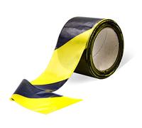 Banda di segnalazione Zone, Beacon per Segnale, Sicurezza e Avvertimento, 200 m - Ofituria (3 Bande Giallo Nero)