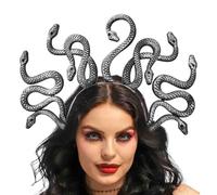 Banda di serpente Medusa - costume da heaďband serpente | Chiesa a fascia di snakē Halloween | Snakē heaďband divertente per il mardi gras mascherare le forniture costumi di cosplay di Halloween