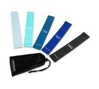 Banda elastica fitness Resistance band set 5 pz (60x5cm) DRUMFIT 07125