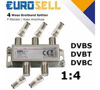 Banda Larga Cavo Switch 4-fach TV Morbido Dvb-T TV Via Cavo Dvb-C Splitter