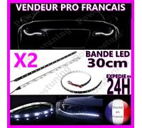 Banda LED Fascia Nastro Bianco IN 12V Per Faro Fanale Audi Quattro Rs Q3 Tt V8