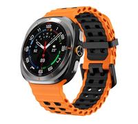 Banda marina per Samsung Galaxy Watch Ultra Ultra Strap 47mm Accessori sportivi Sport Silicone Correa Bracciale per Galaxy Watch7 Ultra 47 mm cinghia