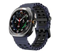 Banda marina per Samsung Galaxy Watch Ultra Ultra Strap 47mm Accessori sportivi Sport Silicone Correa Bracciale per Galaxy Watch7 Ultra 47 mm cinghia