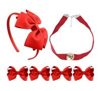 Banda Per Capelli Da 1 Pezzi, Clip Per Capelli A 4 Pezzi E Collare A Campana Da 1 Pezzi, Accessori Per Capelli Per Bambini, Accessori Per Capelli Carini, Accessori Per Abbigliamento.