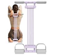 Banda resistenza multifunzione con pedale | Fascia Elastica Regolabile Multifunzione con Maniglia | Attrezzatura per Allenamento Donna | per allenamento di, stretching totale del corpo, addominali, p