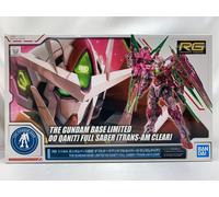 BANDAI 1/144 RG The Gundam Base Limited 00 Qan[T] Full Saber Trans-am Clear