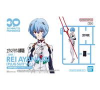 BANDAI 30 MINUTI PREFERENZA Rei Ayanami Plug Suit Ver. Kit modello in plastic...