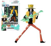 BANDAI - Anime Heroes - One Piece - Anime Heroes Figurine 17 cm - Brook - 37006