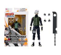 Bandai - Anime Heroes - Naruto Shippuden - Figurina Manga Anime heroes 17 cm - Kakashi Hatake (Quarta Grande Guerra Ninja) - Figurina Kakashi articolata - Giocattolo per bambini 4 anni e + - 36963