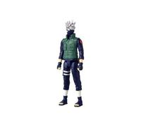 Bandai - Anime Heroes - Naruto Shippuden - Figurine Anime Heroes Kakashi Hatake Mega 30 cm - Licenza ufficiale Naruto - Grande figurina articolata Kakashi - Giocattolo per bambini 4 anni e + - 38153