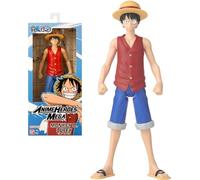 Bandai - Anime Heroes - One Piece - Action figure Anime Heroes Mega 30 cm Luffy - Grande action figure snodata - Figura manga Luffy - Licenza ufficiale - Giocattolo per bambini dai 4 anni in su -38331