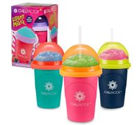 Bandai Bicchiere per Fare Gelati e Granite con Ricette Chillfactor Granita Mug Rose Plastica