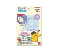 Bandai - Children's Non-woven Fabric Mask - 7 pacco - Pokémon
