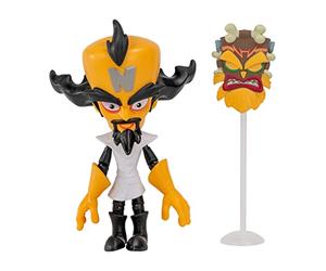 BANDAI Crash Bandicoot Action Figure Dr Neo Cortex con maschera | Giocattolo Dr Neo Cortex da 11 cm con maschera e accessori | Personaggi da collezione come merce e regali per videogiochi