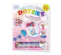 Bandai Dotzies - Kit artistico con motivo sirena, per bambini, arti e mestieri, include 6 attività divertenti, regalo perfetto per la pittura con diamanti per ragazze, tutto incluso