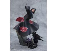 Bandai Tamashii Nations Naruto Shippuden Extra Battle Pvc Itachi Uchiha The Light & Dark Of The Mangekyo Sharingan 24 Cm Statue Nero