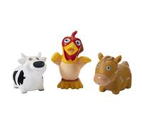 BANDAI- Figuras baño La Granja de Zenón Figure da Bagno La Fattoria di Zenon, Multicolore, S, TO84100