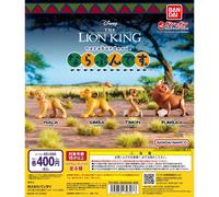 BANDAI GASHAPON DISNEY LION KING NARABUNDESU [NALA+SIMBA+TIMON+PUMBAA] SET CO...