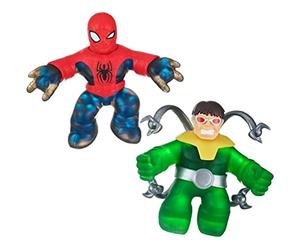 Bandai - Goo JIT Zu- Confezione da 2 eroi Marvel Spidreman VS Dr Octopus - CO41378
