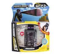 BANDAI, Heroes di Goo JIT Zu Action Figure Universe, Minecraft, Enderman, Schiaccia e Schiaccia Multicolore CO42766
