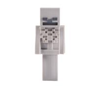 BANDAI - Heroes di Goo JIT Zu Action Figure - Universo Minecraft - Skeleton, struzza e Schiaccia! Multicolore CO43115