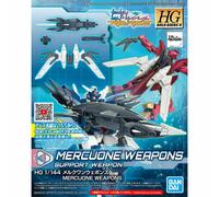 BANDAI HG 1/144 Mercuone Weapons Support Weapon Gundam Build Divers Plastic Kit