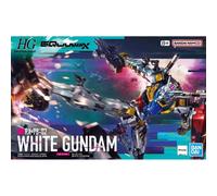 BANDAI Spirits HG Mobile Suit Gundam GQuuuuuuuuX Gundam bianco scala 1:144 Modello in plastica codificata a colori
