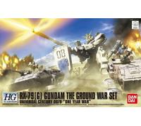 Bandai HG U.C. Hard Graph 1/144 RX-79[G] Gundam The Ground War Set Modello Kit