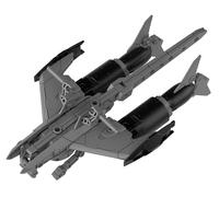 30mm Ex Arm Vehic Att Subm L Gray 1/144 by BANDAI