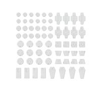 Bandai Hobby, 30 mm, individuelles Material (Dekorationsteile 1, weiß)