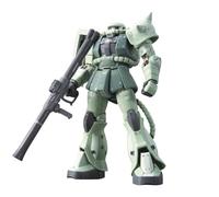 Bandai Hobby-# 4 MS-06 Zaku II (Green), Bandai RG Figure, Multicolore, S, BAN170388