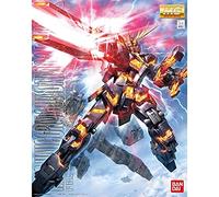 Bandai Hobby Banshee Titanium Finish Master Grade 1/100 RX-0 Gundam Unicorn Unit 02 Action Figure by